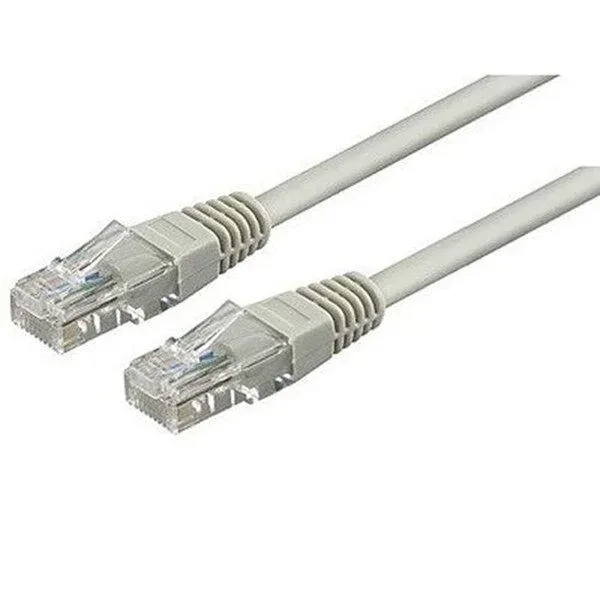 ODS 0.3m CAT6 Utp LSZH Saf Bakır Gri Patch Kablo (20'li Paket)