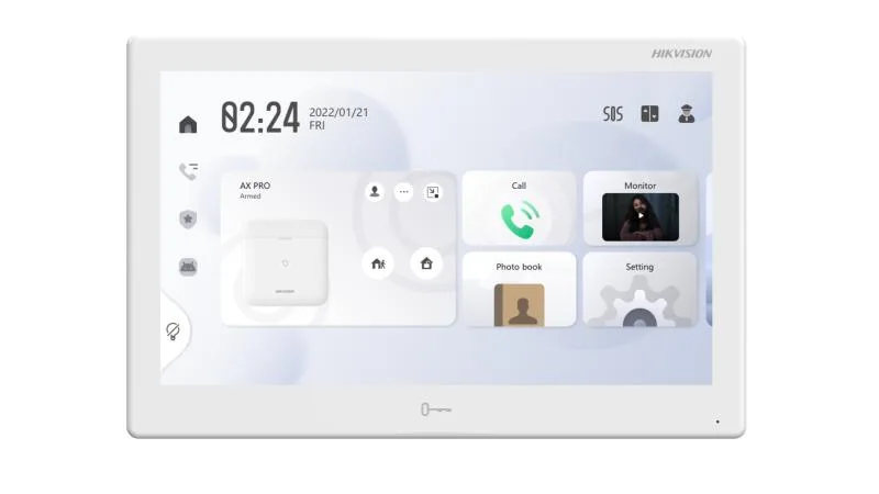 HIKVISION 10.1" Hepsi Bir Arada Görüntülü Kapı İstasyonu Beyaz KH9510-WTE1(B)