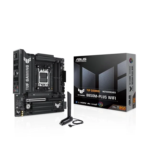 ASUS TUF GAMING B850M-E WIFI6E DDR5 HDMI DP PCIE 5.0 AM5 mATX