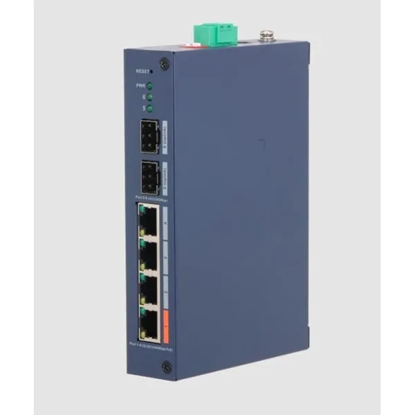 DAHUA 6port-4port PoE 30w 2-SFP Gigabit Cloud Yönetilebilir Switch DH-CHS4206-4GT-60