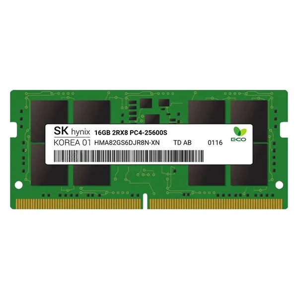 HyNIX 16GB DDR4 3200MHZ ECC NOTEBOOK RAM VALUE HMA82GS7DJR8N-XN