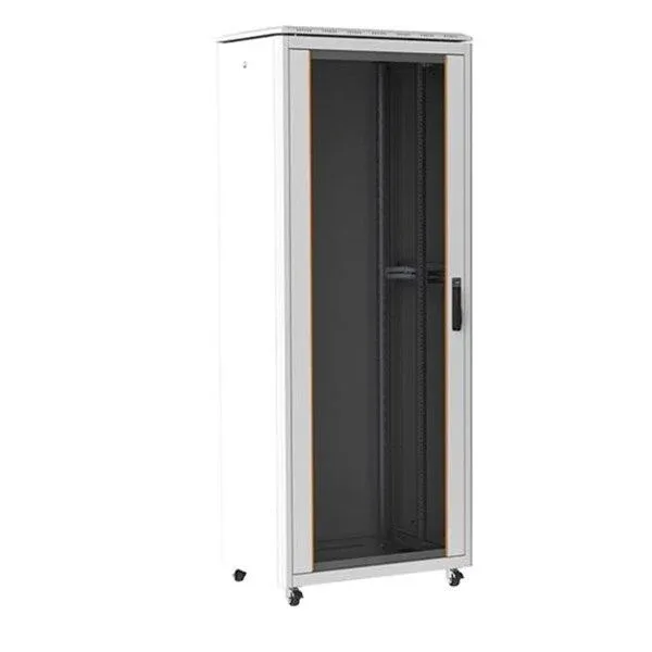 AGER 36U 600x600mm Dikili Tip Beyaz Kabinet Vega Cam Kapak