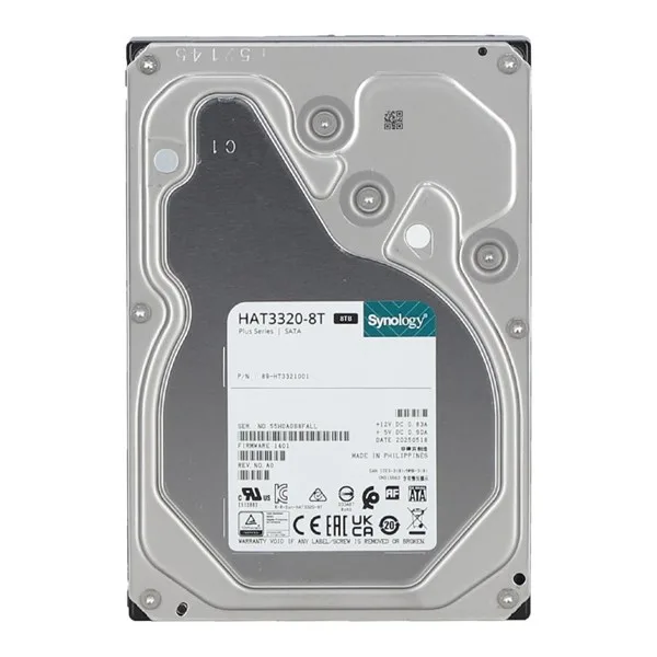 SYNOLOGY 8TB 3.5" HAT3320-8T 7200 RPM 512MB SATA-3 NAS Diski