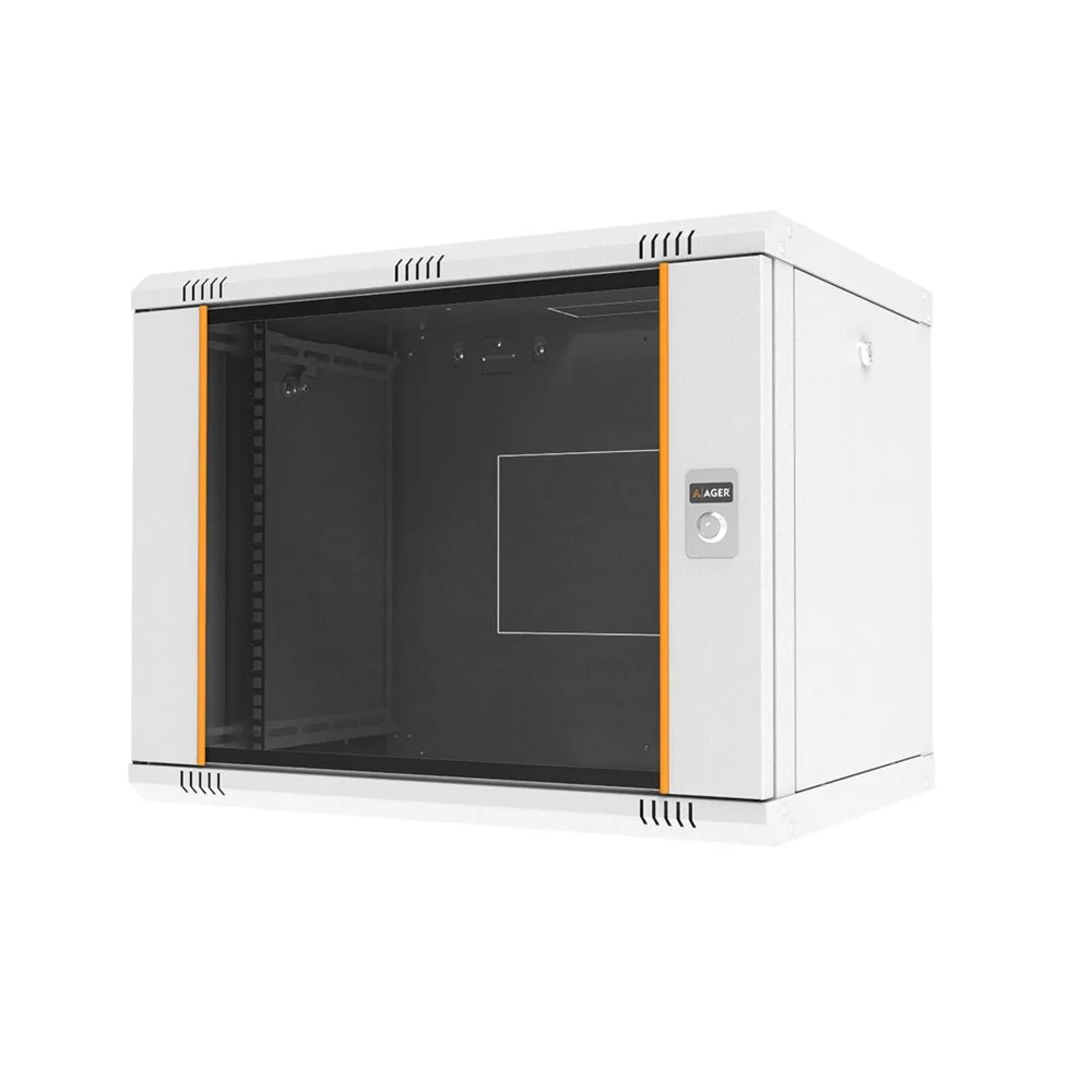 AGER 12U 600x600mm Duvar Tipi Beyaz Kabinet Agena Base AG-AB12U6060B1-A0BB-A-M1