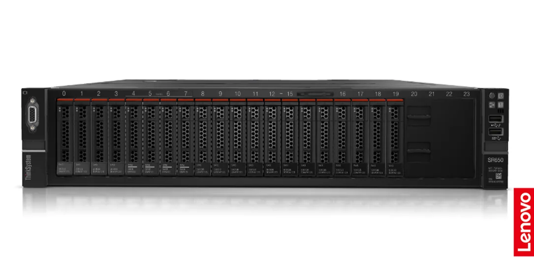 LENOVO SR650 V3 7D76A065EA SILVER 4510 32GB DD5 RDIMM-4x1.92TB SSD-1100W Rack Sunucu (12234)