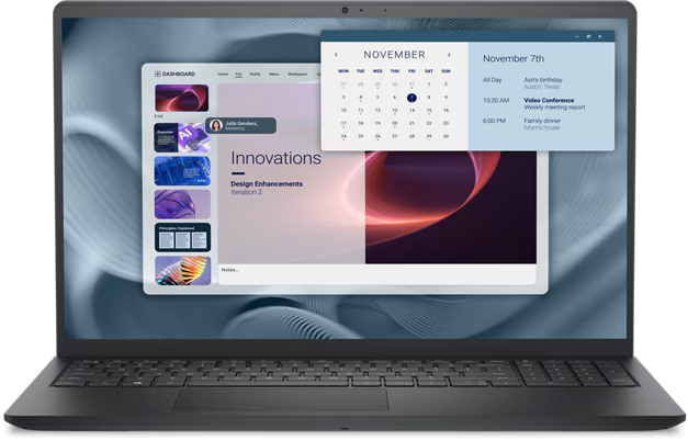 DELL 15.6" CORE i5 1334U 16GB DDR5 RAM- 512GB M2 NVME- O/B UHD W11H / PRO 15 ESSENTIAL PV15250-C15165N