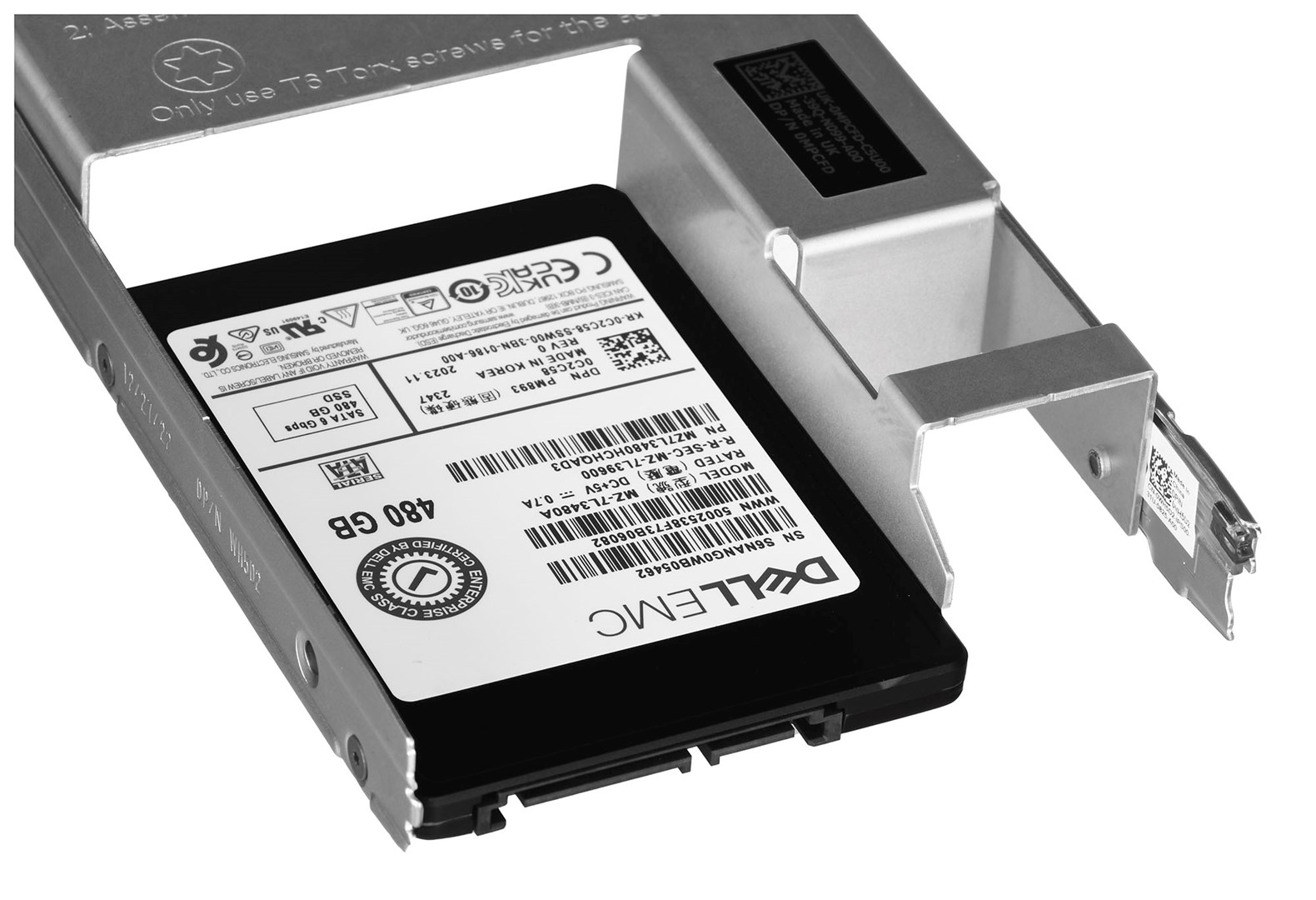 DELL 480GB 2.5"  345-BEBH Enterprise Sata-3 SSD Disk
