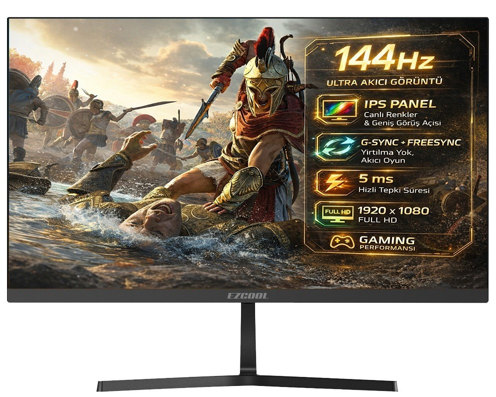 EZCOOL 24" IPS CORP EZP24 5ms 144Hz HDMI Gaming Monitör (1920 X 1080)