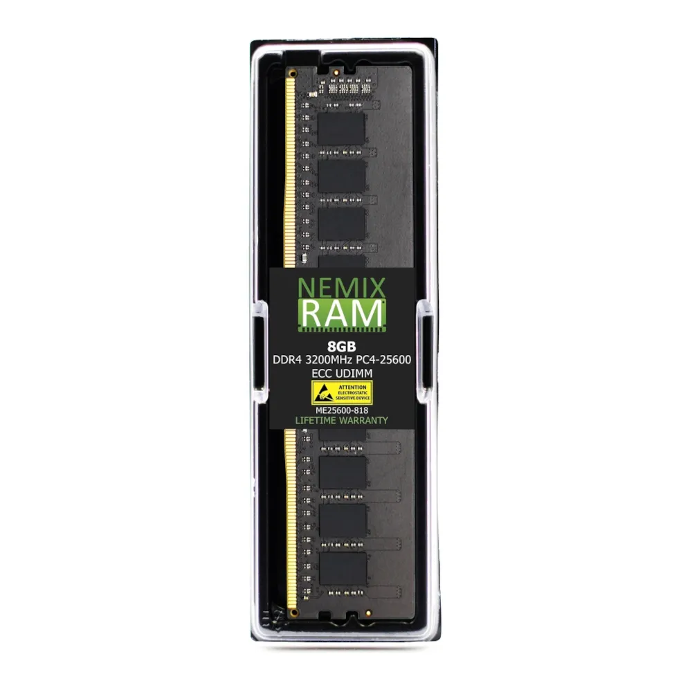 NEMIXRAM 8GB DDR4 3200MHz CL22 ECC UDIMM SUNUCU RAM ME25600-818